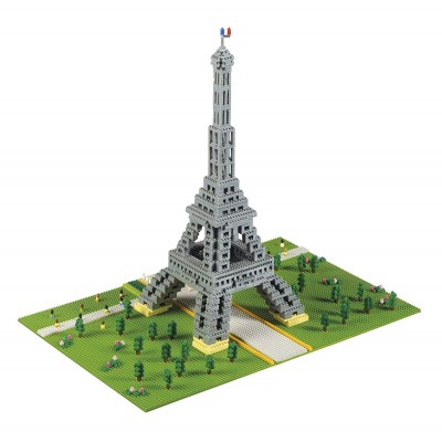 Brixies-58830 Nano Puzzle 3D - Tour Eiffel