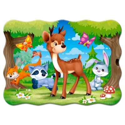 Castorland-03570 A Deer and Friends
