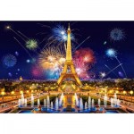Castorland-103997 Glamour of the Night, Paris