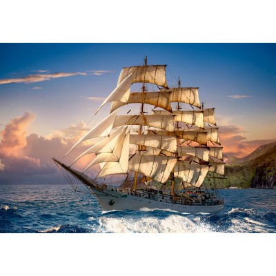 Castorland-151431 Sailing At Sunset