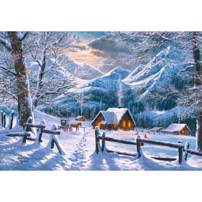 Castorland-151905 Snowy Morning