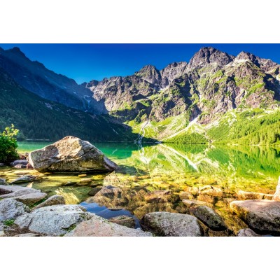 Castorland-152216 Lever du soleil sur Morskie Oko, Pologne