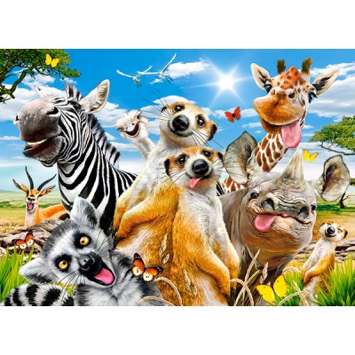 Castorland-222148 Selfie d'Afrique