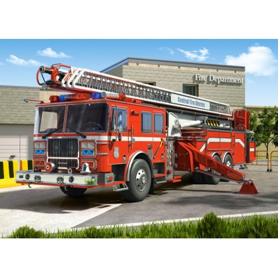Castorland-27040 Camion de Pompier