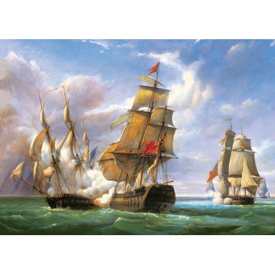 Castorland-300037 Vessels : La bataille de Trafalgar
