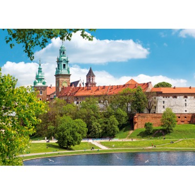 Castorland-53797 Château Royal de Wawel, Cracovie, Pologne