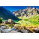 Lever du soleil sur Morskie Oko, Pologne