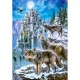 Loups devant le Château