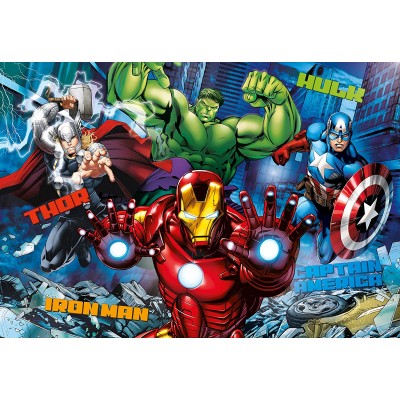 Clementoni-20606 Effet 3D - Avengers