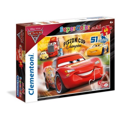 Clementoni-26424 Pièces XXL - Cars 3
