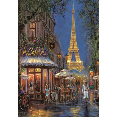 Clementoni-35577 Nuit Au Café Eiffel