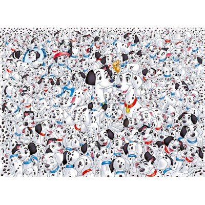 Clementoni-39358 Puzzle Impossible - Les 101 Dalmatiens
