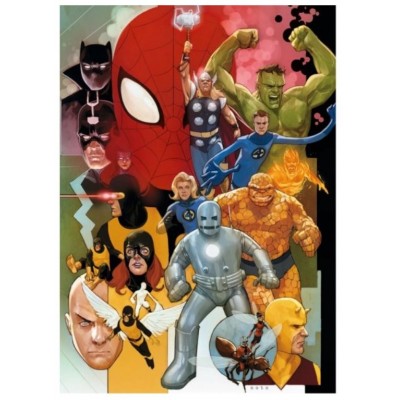 Clementoni-39612 Marvel Heroes