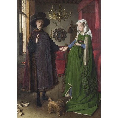 Clementoni-39663 Museum Collection - Arnolfini and Wife