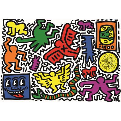 Clementoni-39756 Art Series - Keith Haring II