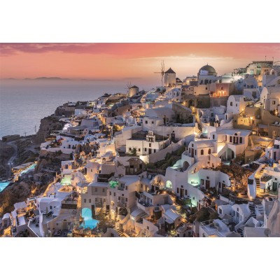Clementoni-39933 Ombres De Santorin