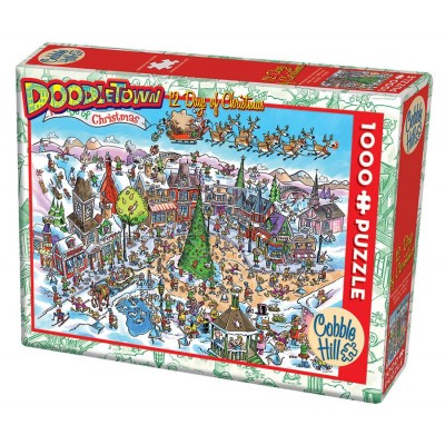 Cobble-Hill-44508 DoodleTown: 12 Days of Christmas