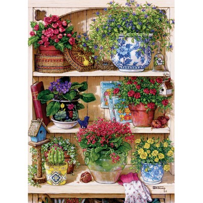 Cobble-Hill-45034 Pièces XXL - Flower Cupboard