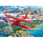 Cobble-Hill-45064 Pièces XXL - Beechcraft Staggerwing