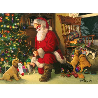 Cobble-Hill-47012 Pièces XXL - Santa's Lucky Stocking