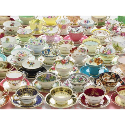 Cobble-Hill-48010 Pièces XXL - More Teacups