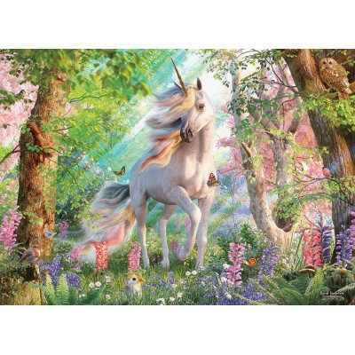 Cobble-Hill-85084 Pièces XXL - Unicorn in the Woods