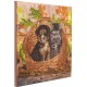 Crystal Art - Kit Broderie Diamant - Chat et Chien