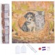 Crystal Art - Kit Broderie Diamant - Chat et Chien