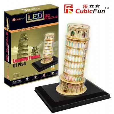 Cubic-Fun-L502H Puzzle 3D avec LED - Tour de Pise
