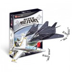 Cubic-Fun-P629H Puzzle 3D - F-117 Nightawk & F/A-18 Hornet
