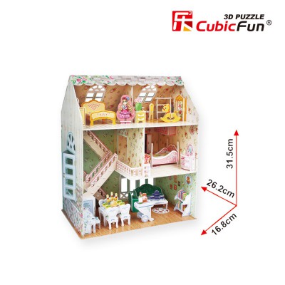 Cubic-Fun-P645H Puzzle 3D - Maison de Poupées de rêve - Difficulté : 4/8