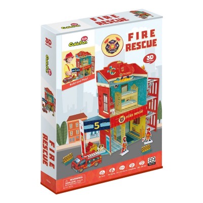 Cubic-Fun-P813H Puzzle 3D - Fire Rescue