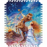 HCM-Kinzel-69234 Puzzle en Bois - Signe du Zodiaque - Sagittaire