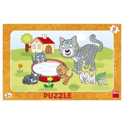 Dino-30131 Puzzle Cadre - Chats