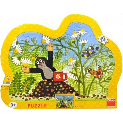 Dino-31122 Puzzle Cadre - La Petite Taupe