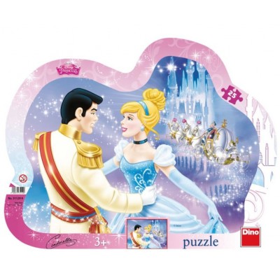 Dino-31129 Puzzle Cadre - Disney Princess