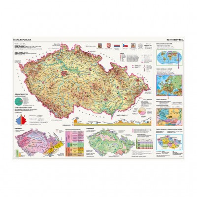 Dino-56117 Carte de la République Tchèque