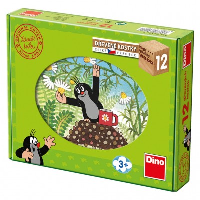 Dino-64121 Puzzle Cubes en Bois - La Petite Taupe