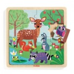 Djeco-01812 Puzzle en Bois - Forest