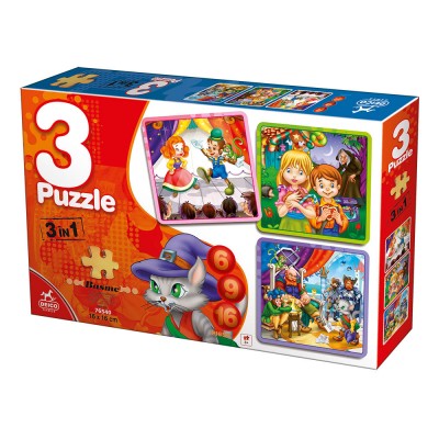 Deico-Games-76540 3 Puzzles - Contes et Légendes