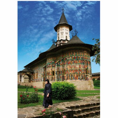 DToys-70760 Roumanie : Monastère Sucevita