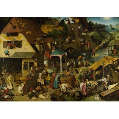 Dtoys-73778 Brueghel Pieter - Les Proverbes Flamands