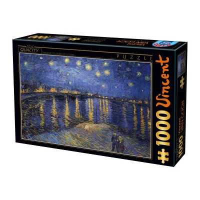 Dtoys-74928 Van Gogh Vincent - Nuit Etoilée sur le Rhône