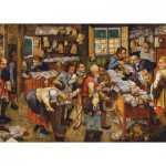 Dtoys-74942 Brueghel Pieter le Jeune : Le Paiement de la Dîme, 1617-1622