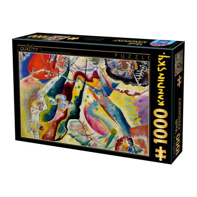Dtoys-75116 Kandinsky Vassily: Painting with Red Spot
