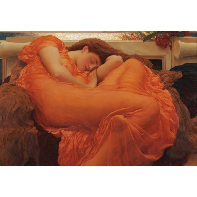 DToys-81131 Frederic Leighton - Flaming June - Détail