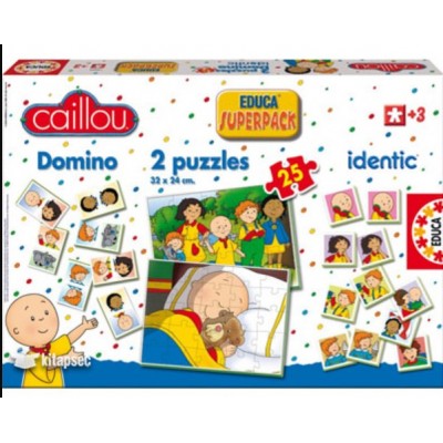 Educa-14094 Superpack 4 in 1 - Caillou
