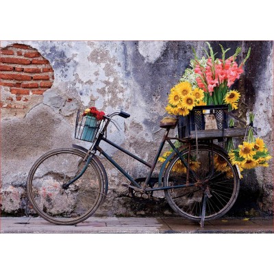 Educa-17988 Bicycle with flowers