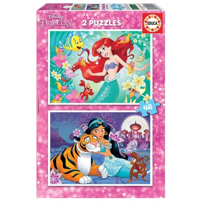 Educa-18213 2 Puzzles - Disney Princess