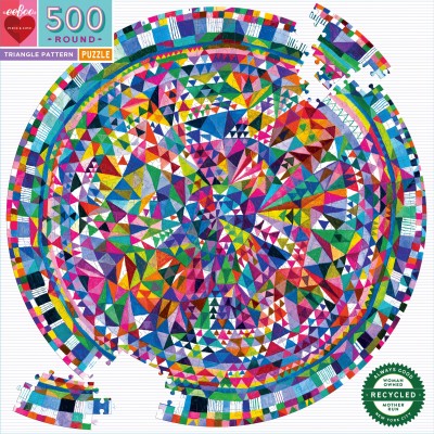 eeBoo-51078 Triangle Pattern